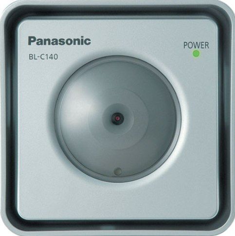 Panasonic BL-C140A Network camera, Color - fixed - waterproof Type, MPEG-4 Digital Video Format, 640 x 480 Max Digital Video Resolution, 10 Digital Zoom, 3 lux - color Minimum Illumination, JPEG - 640 x 480, 320 x 240, 192 x 144 - up to 30 frames per second Still Image, Remote control, Power over Ethernet, Motion Detection Technology Features, CMOS 1/4