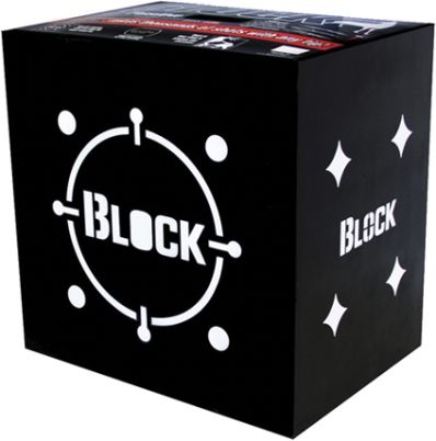 Block 56200 Model B-20 Black 20 Archery Target, Big enough for backyard shooting and small enough to easily transport, STOPS ALL Broadheads & Field Tips, 4 Sided Shooting, High Contrast Design, Easy Arrow Removal, Open Layered Polyfusion Technology, Size 20