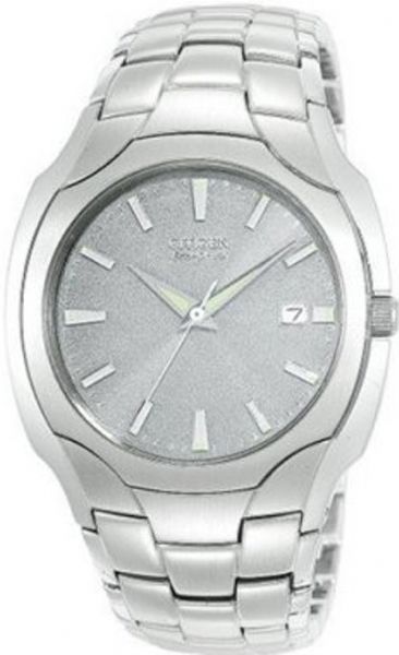 Citizen BM6010-55A Eco-Drive Men's Stainless Steel Watch, Stainless-steel Case material, 38 millimeters Case diameter, 8 millimeters Case Thickness, 24 millimeters Band width, 24-hour-time-display Bezel Function, 330 Feet Water resistant depth, Citizen Eco-Drive Movement, Fold-over-clasp-with-push-button Clasp, UPC 013205070242 (BM6010-55A BM6010 55A BM601055A BM6010)
