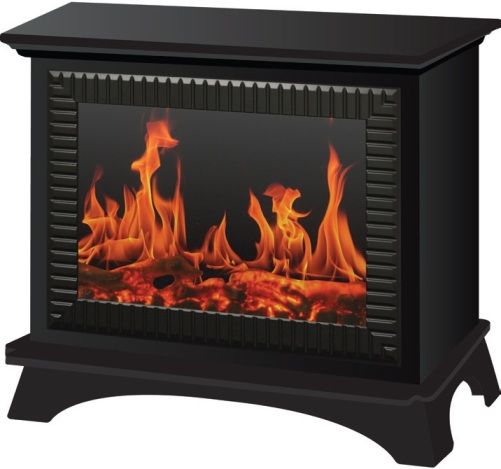 Frigidaire BMSF-10311 model Boston Metallic Floor Standing Electric Fireplace, 750/1500 Watts, 2500/5000 Heat BTU Dual heating setting, Cast-iron design standing electric fireplace, Realistic logwood flame effect, Flames operate with and without heat, Cool-touch housing, Built-in overheat protection, Adjustable flame brightness, Portable design, UPC 859423003118 (BMSF10311 BMSF-10311 BMSF 10311)
