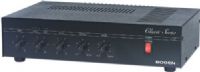 Bogen C35 Classic Series Public Address Amplifier; PLL-synthesized tuning with digital readout; 35 watts Power Output (RMS); 4 inputs: 1 MIC (Lo-Z), 1 AUX (Hi-Z), 1 TEL, plus 1 selectable MIC or AUX; Each input controlled by an independent volume control; Treble and bass controls; AUX muting by external contact closure for push-to-talk microphones; UPC 765368330335 (BOGENC35 C-35 C 35) 