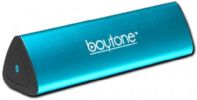 Boytone BT-120BL Portable Wireless Bluetooth Speaker, Built-In Microphone, 2 Stereo Speaker, Rechargeable Battery, Aluminum Casing, Works With IPhone, IPad, Samsung, Tablets And Other Smart Phones, Electric Teal; Two custom-designed drivers with dedicated amplifiers; Anodized Aluminum Body, Compact and Light Casing; Control from anywhere with your smartphone, tablet or PC/Mac; Bluetooth Connectivity; UPC 642014746736 (BOYTONE BT120BL BT-120BL BT 120BL COSTTAG) 