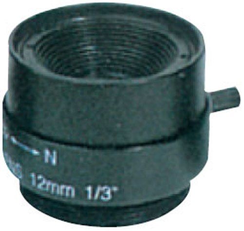 Bolide Technology Group BP0002-12 Fixed CCD Len 12mm, 1.6F Aperture, design for 1/3