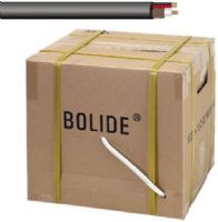 Bolide Technology Group BP0033-1000B Professional Grade Black Siamese Cable 1000FT, Solid bare copper center conductor, 128 wires 95% coverage shield, Foam polyethylene dielectric, CM/CL2 rated PVC jacket, Sequential foot marking, UL listed (BP00331000B BP0033 1000B) 