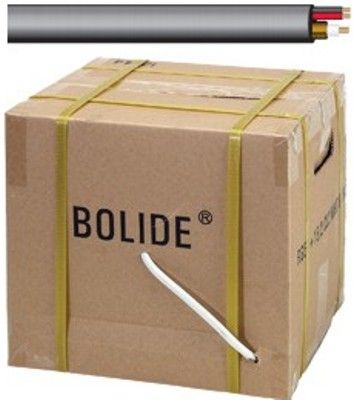Bolide Technology Group BP0033B Professional Grade Siamese 500 Ft. Cable, Black, Solid bare copper center conductor, 95% coverage shield, Foam polyethylene dielectric, CM/CL2 rated PVC jacket, Sequential foot marking, UL listed, Ideal for composite video, RGBHV video, component video and even surveillance systems (BP-0033B BP 0033B BP0033-B BP0033)