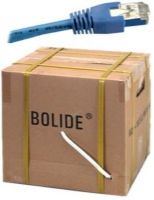 Bolide Technology Group BP0033-CAT5E-BLUE Professional Grade Network Cable, Blue, 1000 ft. Length, 4-pair 24AWG unshielded twisted pair cable, 350Mhz Swept Test, Exceeds Cat5e specifications, BBCA Conductor, PVC Jacket High-density polyethylene insulation, Ideal for 10Base-T(IEEE 802.3), 100Base-TX(IEEE 802.3u), 1000Base-TX (BP0033CAT5EBLUE BP0033CAT5E-BLUE BP0033-CAT5E BP0033 CAT5E BP0033/CAT5E-BLUE) 