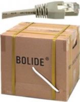 Bolide Technology Group BP0033-CAT5E-GREY Professional Grade Network Cable, Grey, 1000 ft. Length, 4-pair 24AWG unshielded twisted pair cable, 350Mhz Swept Test, Exceeds Cat5e specifications, BBCA Conductor, PVC Jacket High-density polyethylene insulation, Ideal for 10Base-T(IEEE 802.3), 100Base-TX(IEEE 802.3u), 1000Base-TX (BP0033CAT5EGREY BP0033CAT5E-GREY BP0033-CAT5E BP0033 CAT5E BP0033/CAT5E-GREY) 
