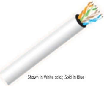 Bolide Technology Group BP0033/CAT6-BLUE Twisted Pair Networking Cable, Blue, 1000 ft. Length, 4-Pair 100 Ohmios UTP, 24AWG, 250Mhz Swept Test, BCC Conductor, PVC Jacket, Gigabit Ready Speed (BP0033CAT6BLUE BP0033-CAT6-BLUE BP0033/CAT6 BP0033)