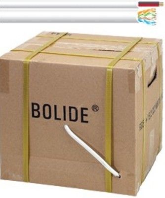 Bolide Technology Group BP0033-IP1000 Professional Grade 1000 Ft. Cable White Cat5e with 2 Pairs 18AWG Power Wires, Special designed for IP Camera, 4-pair unshielded twisted pair cable and 2-pair power wires, 24AWG for network communication, 18AWG for power, Exceeds Cat5e specifications, PVC Jacket High-density polyethylene insulation (BP0033IP1000 BP0033 IP1000 BP0033/IP1000)