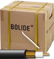 Bolide Technology Group BP0033-RG59-1000 CCTV Professional Grade RG59 Cable 1000 Ft., Solid bare copper center conductor, 128 wires 95% coverage shield, Foam polyethylene dielectric, CM/CL2 rated PVC jacket, Sequential foot marking, UL listed, Ideal for composite video, RGBHV video, component video and even surveillance systems (BP0033RG591000 BP0033 RG591000 BP0033RG59-1000 BP0033/RG59-1000) 