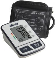 Drive Medical BP3600 Economy Blood Pressure Monitor, Upper Arm, WHO Classification, LCD Display Type, 4 - AAA Batteries, 2 Months Battery Duration, 2.17" Display Screen Length, 3.31" Display Screen Width, 15-90 % Operating Relative Humidity, 50° to 104° deg F Operating Temperature, + / - 5 Percent % Pulse Rate Accuracy Range, 30-180 bpm Pulse Rate Measurement Range, -4° to 131° deg F Storage Temperature, UPC 822383584256 (BP3600 BP-3600 BP 3600) 