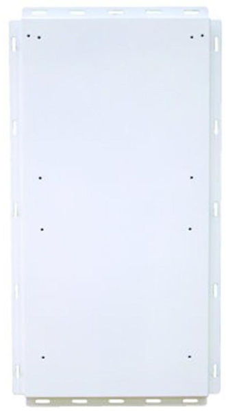Magnum Energy BP-MMP Single-piece Backplate Fits with 1-MMP only, Designed to accommodate the MMP enclosure, a Magnum inverter, and the inverter hood together, Powder-coated white finish, Includes ten 1/4-20 x 3/4 Hex bolts for mounting the MP enclosure, a Magnum inverter, and the inverter hood (BPMMP BP MMP BPM-MP BPMM-P) 