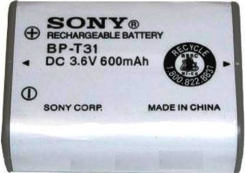 Sony BP-T31 Cordless Phone Rechargeable Battery, Genuine Sony, New Genuine Original OEM Sony brand, 3.6v/600mAh Ni-Cd rechargeable battery pack, Works with Sony Cordless Phones SPP-A9171 SPP-S9000 SPP-S9001 SPP-S9101 SPP-A2470 (BPT31 BP-T31 BP T31 152897611)