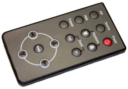 Optoma BR-3011N Remote Control Unit For use with EP725 Projector, UPC Code 796435217518 (BR3011N 45.86801.001 4586801001)