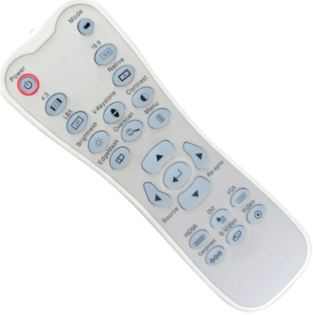 Optoma BR-3040B Backlit Remote Control Fits with HD71 and HD710 Projectors, Dimensions 6