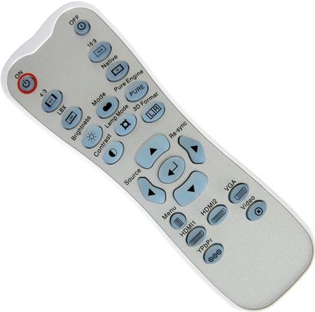 Optoma BR-3061B Remote Control with Backlight Fits with HD3300 Projector, Dimensions 6