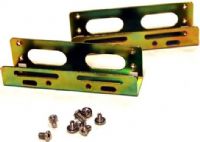 Bytecc BRACKET-25350 Mounting 2.5" H.D.D. Bracket Universal Adaptor For 3.5" Drive Bay or Enclosure, A pair of 3 5/8 inches mounting strips with screws, This drive bay mounting bracket kit let your 2.5" drives completely fitted into a 3.5" drive bay, Maximize the internal space of your computer case for efficient usage (BRACKET25350 BRACKET 25350) 