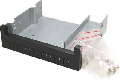 Bytecc BRACKET-535 Drive Bay Transfer Bracket, Has 3 combinations to fit HDD/Slim DVD into a 5.25