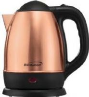 Brentwood Appliances KT-1770RG Rose Gold Electric Stainless Steel Kettle, Brushed Stainless Steel Rose Gold Finish, 1.2 Liter Capacity, BPA FREE, Auto Shut Off when Boiling or Dry, Overheat Shut Off, Illuminated Power Indicator,  Kettle Lifts Off Base for Cord-Free Use, Dimensions 7.5" x 5.75" x 8.5", Weight 2 lbs, UPC 812330022276 (BRENTWOODKT1770RG BRENTWOOD-KT-1770RG BRENTWOOD KT1770RG KT 1770RG) 