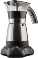 Brentwood Appliances TS-118S Moka Expresso Maker, Silver Color, Brews 3 - 6 servings of espresso coffee (10oz), Flip Up Top and Side Pour Spout, Cool Touch Handle, Cord free serving, Detachable Power Base with 360 Degrees swivel, On/Off Switch Indicator Light, Boil Dry Protection, Keep warm function, Weight 2.5 lbs, UPC 812330021293 (BRENTWOODTS118S BRENTWOOD-TS-118S BRENTWOOD TS118S TS 118S) 