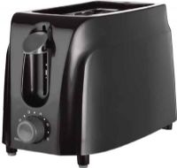 Brentwood Appliances TS-260B Two Slice Cool Touch Toaster, Black Color, 2-Slice Cool Touch Toaster in Black, Wide Slots for Gourmet Breads and Bagels, 6 Settings for Desired Browning Level, Dimensions 9.5"L x 5.75"W x 7"H, Weight 2.5 lbs, UPC 812330020951 (BRENTWOODTS260B BRENTWOOD-TS-260B BRENTWOOD TS260B TS 260B) 