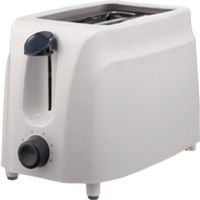 Brentwood Appliances TS-260W Two Slice Cool Touch Toaster, White Color, 2-Slice Cool Touch Toaster in White, Wide Slots for Gourmet Breads and Bagels, 6 Settings for Desired Browning Level, Dimensions 9.5"L x 5.75"W x 7"H, Weight 2.5 lbs, UPC 181225802607 (BRENTWOODTS260W BRENTWOOD-TS-260W BRENTWOOD TS260W TS 260W) 