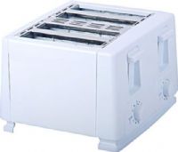 Brentwood Appliances TS-264 Four Slice Toaster, White Color, Elegant design, Family size four slice toaster, Easy clean crumb trays, 6 settings for desirable browning level, Auto pop-up, Automatic shut-off, Dimensions 9.25"L x 9"W x 6.25"H, Weight 3.5 lbs, UPC 181225802645 (BRENTWOODTS264 BRENTWOOD-TS-264 BRENTWOOD TS264 TS 264) 