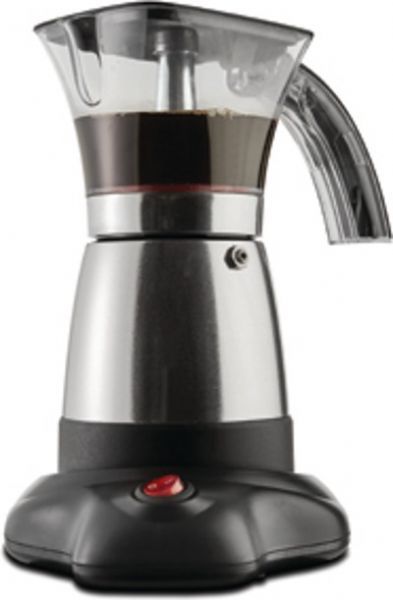 Brentwood Appliances TS-118S Moka Expresso Maker, Silver Color, Brews 3 - 6 servings of espresso coffee (10oz), Flip Up Top and Side Pour Spout, Cool Touch Handle, Cord free serving, Detachable Power Base with 360 Degrees swivel, On/Off Switch Indicator Light, Boil Dry Protection, Keep warm function, Weight 2.5 lbs, UPC 812330021293 (BRENTWOODTS118S BRENTWOOD-TS-118S BRENTWOOD TS118S TS 118S)