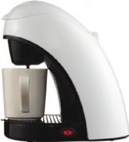 Brentwood Appliances TS-112W Single Cup Coffee Maker, White Color, Single Serve Coffee Maker, Porcelain Mug and Measuring Spoon Included, Removable Brew Basket and Filter Holder, Removable Drip Tray, Easy Access Water Tank, Dimensions 8.5"L x 6.5"W x 9"H, Weight 2.5 lbs, UPC 181225100635 (BRENTWOODTS112W BRENTWOODTS-112W BRENTWOODTS 112W BRENTWOOD TS 112W BRENTWOOD-TS-112W TS112W) 