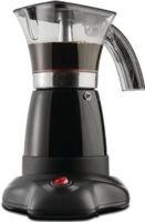 Brentwood Appliances TS-118BK Moka Expresso Maker, Black Color, Brews 3 - 6 servings of espresso coffee (10oz), Flip Up Top and Side Pour Spout, Cool Touch Handle, Cord free serving, Detachable Power Base with 360 Degrees swivel, On/Off Switch Indicator Light, Boil Dry Protection, Keep warm function, Weight 2.5 lbs, UPC 812330021309 (BRENTWOODTS118BK BRENTWOOD-TS-118BK BRENTWOOD TS118BK TS 118BK) 