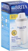 Brita 35501 Pitcher Filter Replacement Cartriged, 1 Single Filter, UPC 060258355017, Long Lasting, Eliminates 99 percent of lead; Reduces chlorine, bad tastes, odors and sediment; Prevents bacteria growth in filter, Reduces sediment and water hardness, Each filter has a 40-gallon capacity, Certified by NSF International; USed activated carbon as well as an ion exchange resin (BRITA35501 BRITA-35501 35-501 355-01) 