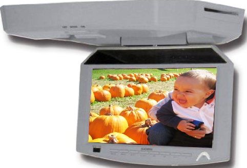 Blackmore BRM-103T LCD Car Flip Down Monitor, 9 Inch Diagonal Length Screen Size, AV Input and 1 AV Output, PAL AND NTSC Auto Switching, 640 X R.G.B X 234 Resolution, 16:9 Aspect Ratio, DC 12V Power Supply, Swivel Right / Left, Built in FM Transmitter, DVD Player, TV Tuner NTSC, SD / USB Interface, Remote Control / OSD Menu, Adjustable Contrast / Color / Brightness / Volume , Grey Finish (BRM103T BRM-103T BRM 103T)