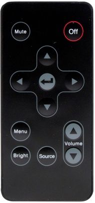 Optoma BR-PK32N Remote Control For use with PK320 projector, UPC 796435030339 (BRPK32N BR PK32N BRP-K32N BRPK-32N) 