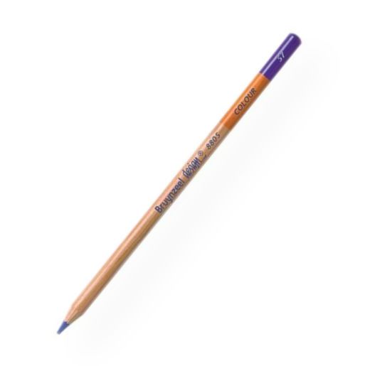 Bruynzeel 880557K Design Colored Pencil Blue Violet; Bruynzeel Design colored pencils have an outstanding color-transfer and tinting strength; Made from high-quality color pigments; Easy to layer colors; 3.7mm core; Shipping Weight 0.16 lb; Shipping Dimensions 7.09 x 1.77 x 0.79 inches; EAN 8710141083009 (BRUYNZEEL880557K BRUYNZEEL-880557K DESIGN-880557K DRAWING SKETCHING)