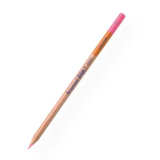Bruynzeel 880571K Design Colored Pencil Candy Pink; Bruynzeel Design colored pencils have an outstanding color-transfer and tinting strength; Made from high-quality color pigments; Easy to layer colors; 3.7mm core; Shipping Weight 0.16 lb; Shipping Dimensions 7.09 x 1.77 x 0.79 inches; EAN 8710141083108 (BRUYNZEEL880571K BRUYNZEEL-880571K DESIGN-880571K DRAWING SKETCHING)