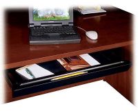 Bush AC99850 Pencil Drawer Accessory, Sloped front design for streamlined, undistracted look, Routed groove holds pens and pencils, Metal slides provide easy opening and closing, UPC 042976998509 (BSHAC99850 BSHAC-99850 BSHAC 99850 BSH AC99850 BSH-AC99850 AC99850 AC-99850 AC 99850) 