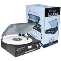 Boytone BT-17DJB-C Stereo Turntable with 2 Built In Speakers, 3-Speed And Digital LCD Display + Bluetooth Bundle With Wireless Headphones; Built-in speakers, deliver dynamic stereo sound; Integrated AM/FM tuner, so you can listen to live radio; USB port, auxiliary input and RCA output, allows connection to home audio equipment and wired music devices; UPC 642014746699 (BOYTONEBT17DJBC BOYTONE BT17DJBC BT 17DJB C BOYTONE-BT17DJBC BT-17DJB-C) 