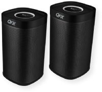 QFX BT-275 Stereo Bluetooth Speaker; Black; Stream Music from Bluetooth Capable Devices; Receive and Make calls with Bluetooth Capable Phones; Bluetooth Spec: V4.0; Response Frequency: 80 Hertz-20 Kilohertz; Power Output: 5 Watts x 2; Audio Input: Bluetooth AUX; Built in Battery: 1050 milliamperes hour; UPC 606540032145 (BT-275 BT275 BT275SPEAKER BT275SPEAKER BT-275QFX BT275QFX) 