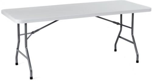 Boss Office Products BT3072 Molded Folding Table 30X72; Plastic and steel construction provides strength, stability, and is very lightweight; Plastic molded table surface won't stain, chip, warp, or crack; Ergonomically designed handholds along edges for ease of handling; Leg locking mechanism holds legs closed during storage and transport; Dimension 30 W x 72 L x 29 H in; Wt. Capacity (lbs) 250; Item Weight 35 lbs; UPC 751118307238 (BT3072 BT3072)