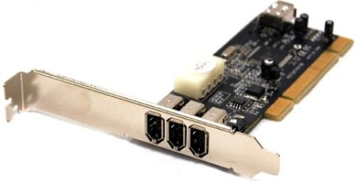 Bytecc BT-FW-310 Firewire 3+1 Ports PCI Card with NEC Chipset, Software & Cable, Four Firewire Ports (3 External+1 Internal) - Fast 400Mb/Sec, Works on both PC and MAC, 32-bit CRC generator and checker for receive and transmit data, Full Support of real time dynamic insertion and removal of devices (BTFW310 BTFW-310 BT-FW310)
