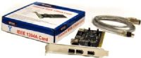Bytecc BT-FW-310V Firewire 1394A 3+1 Ports PCI Card-VIA CHIPSET, Four Firewire Ports (3 External+1 Internal) Fast 400Mb/Sec, Works on both PC and MAC, 32-bit CRC generator and checker for receive and transmit data, Fully IEEE 1394 (Firewire) Compliance, UPC 837281004249 (BTFW310V BTFW-310V BT-FW310V BT FW 310V) 