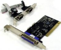 Bytecc BT-P2S1P PCI Serial Card 2 Port + 1 Parallel Port, Supports 2 x 16550 fast Serial ports and 1 x ECP/EPP Parallel port, Plug-n-Play; Automatically selects IRQ & I/O address, Supports IRQ Sharing, 16 byte transmit-receive FIFO, Serial Data transfer rate up to 115200bps, Support Windows 98SE or above, NT4.0, Linux & DOS OS, 2 x DB9 Serial Ports, 1 x DB25 Parallel Port (BTP2S1P BT P2S1P) 