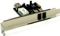 Bytecc BT-PE1394 PCIe Firewire 1394a Card 2+1 Ports, Compliant with PCI Express Base Specification 1.0a, Compliant with IEEE 1394-1995, 1394a-2000 and OHCI 1.1 Sandards, PCI Express 1-land(x 1) Firewire adapters works with PCI express slots with different lane width, Installs in any available PCI Express slot and supports data transfer rates up to 400Mbps (BTPE1394 BT PE1394) 