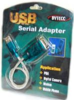 Bytecc BT-RS232 USB/Serial Cable, Over 500kbps data transfer rate, Uses its power from the usb connection - No power adapter required, no IRQs, no IRQ conflicts, 7" Cable length, Application: PDA, Digital Camera, Modem and Mobile Phone (BTRS232 BT RS232) 