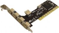 Bytecc BT-U2410N USB 2.0 4+1 Port PCI Card With NEC Chipset, USB 2.0 EHCI and USB 1.1 OHCI Compliant, Backward compatible with USB 1.1 devices, Transfer rate: Each port up to 480Mbps, Connects up to 127 USB devices simultaneously, Over current protection, each port 500mA, Support Windows 98 or above (BTU2410N BT U2410N BTU-2410N BT-U2-410N) 