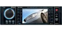 Boss Audio BV7965 In-Dash 3.6" Widescreen TFT-LCD Monitor with DVD/CD/MP3 Receiver, USB and Aux Inputs, Playback of DVD, (S)VCD, CD, CD-R, CD-RW, MP3, MP4 and WMA; PLL Synthesized tuner with 18FM/12AM presets, Switchable USA/Europe radio frequencies, Preset EQ Response curves, 1-Bit digital-to-analog converter, UPC 791489110280 (BV-7965 BV 7965) 