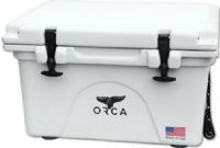 ORCA Outdoor Recreational Company of America BW040ORC White 40 Quart Roto Molded Cooler; 100 percent made in the USA; Are roto-molded in America's heartlands, lockable and come with a lifetime guarantee; Premium insulation that keeps your food and drinks cold and makes ice last days longer; UPC 040232017124 (BW-040ORC BW 040ORC BW040-ORC BW040 ORC) 