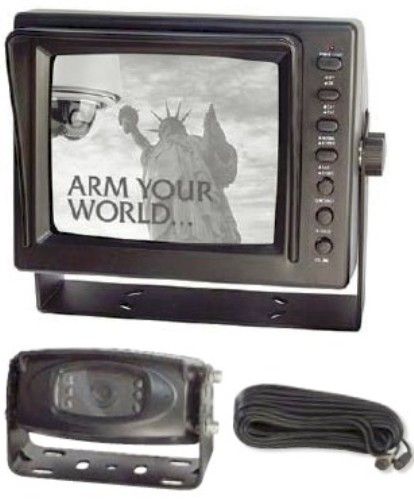 Arm Electronics BW70RVSYS Black & White Rear Vision System, 2 Channels, 7