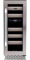 Whynter BWR-171DS Elite 17 Bottle Seamless Stainless Steel Door Dual Zone Built-in Wine Refrigerator, 41 F Minimum Temperature, 17 Bottle Capacity, 1 Number of Doors, 5 Number of Shelves, 2 Number of Temperature Zones, 12" Cooler Width, 23" Cut-Out Front to Back Width, 34.5" Cut-Out Height, 12" Cut-Out Left to Right Length, 23" Depth (Excluding Handles, 24.5" Depth - Including Handles, 21.75" Depth - Less Door, UPC 850956003415 (BWR-171DS BWR 171DS BWR171DS) 