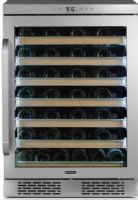 Whynter BWR-545XS Elite Spectrum Lightshow 54 Bottle Stainless Steel 24 inch Built-in Wine Refrigerator with Touch Controls and Lock, 54 standard 750ml wine bottles Capacity, 8 bottles capacity Shelf One through Six, 6 bottles capacity Bottom section, 115V /60Hz Voltage, 85 watts / 0.8 Amps Power, 40ºF – 65ºF/ 5ºC –18ºC Adjustable thermostat from, Built-In / Freestanding Installation, UPC 852749006672 (BWR-545XS BWR 545XS BWR545XS) 
